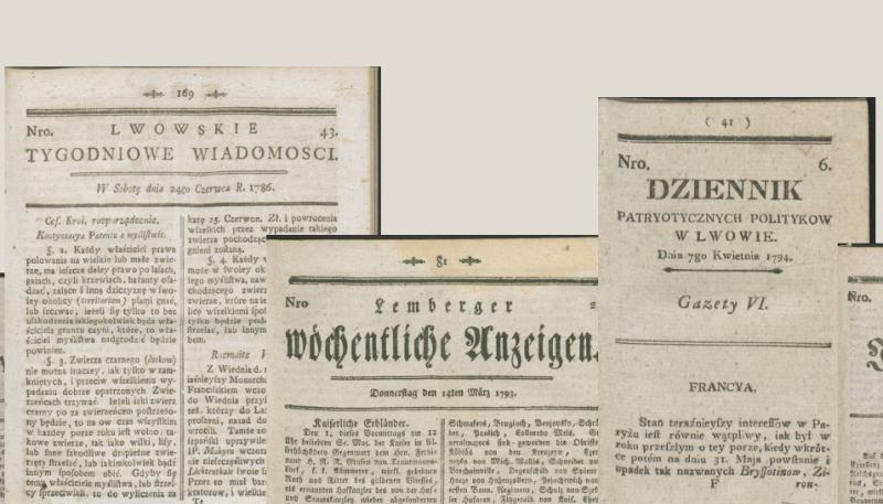 У Польщі було оцифровано та викладено вільний доступ до перших львівських газет XVIII-XIX століть.
